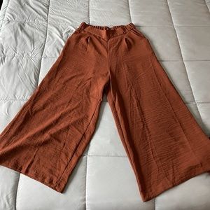 Loose burnt orange pants